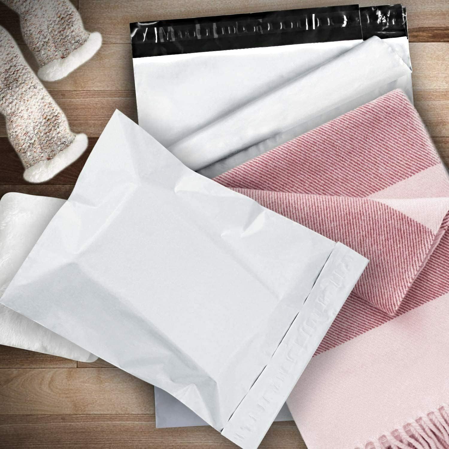 WALGROW Waterproof & Tear-Resistant Poly Mailing Self-Seal Shipping Envelopes Courier Bags Without POD (14 x 18 Inches(100 Pcs)) : Office Products