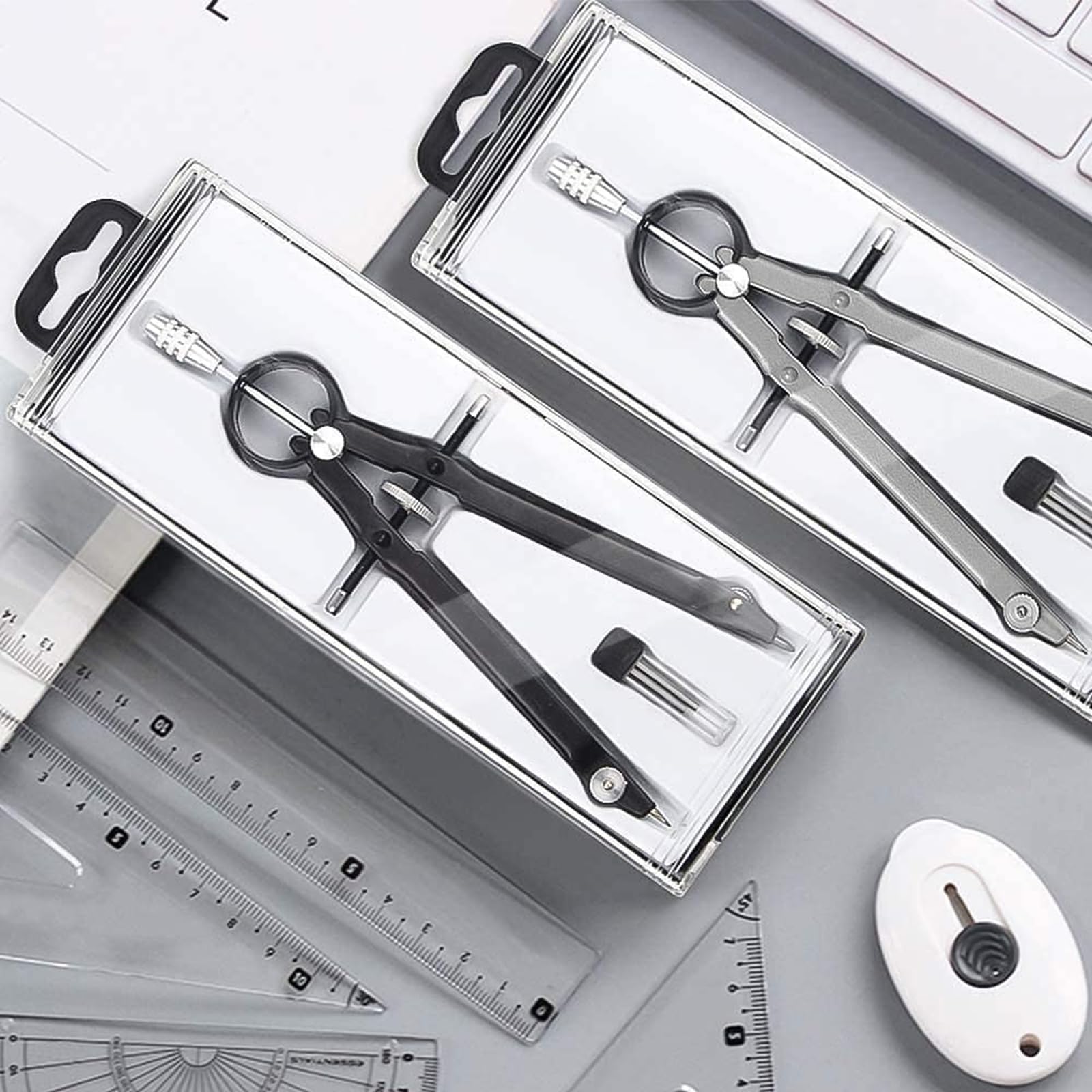 Zirkel Schulzirkel bunter Schnellverstellzirkel mit Box für Schule Beruf Hobby Zirkel Schulzirkel bunter Schnellverstellzirkel mit Box für Schule Beruf Hobby