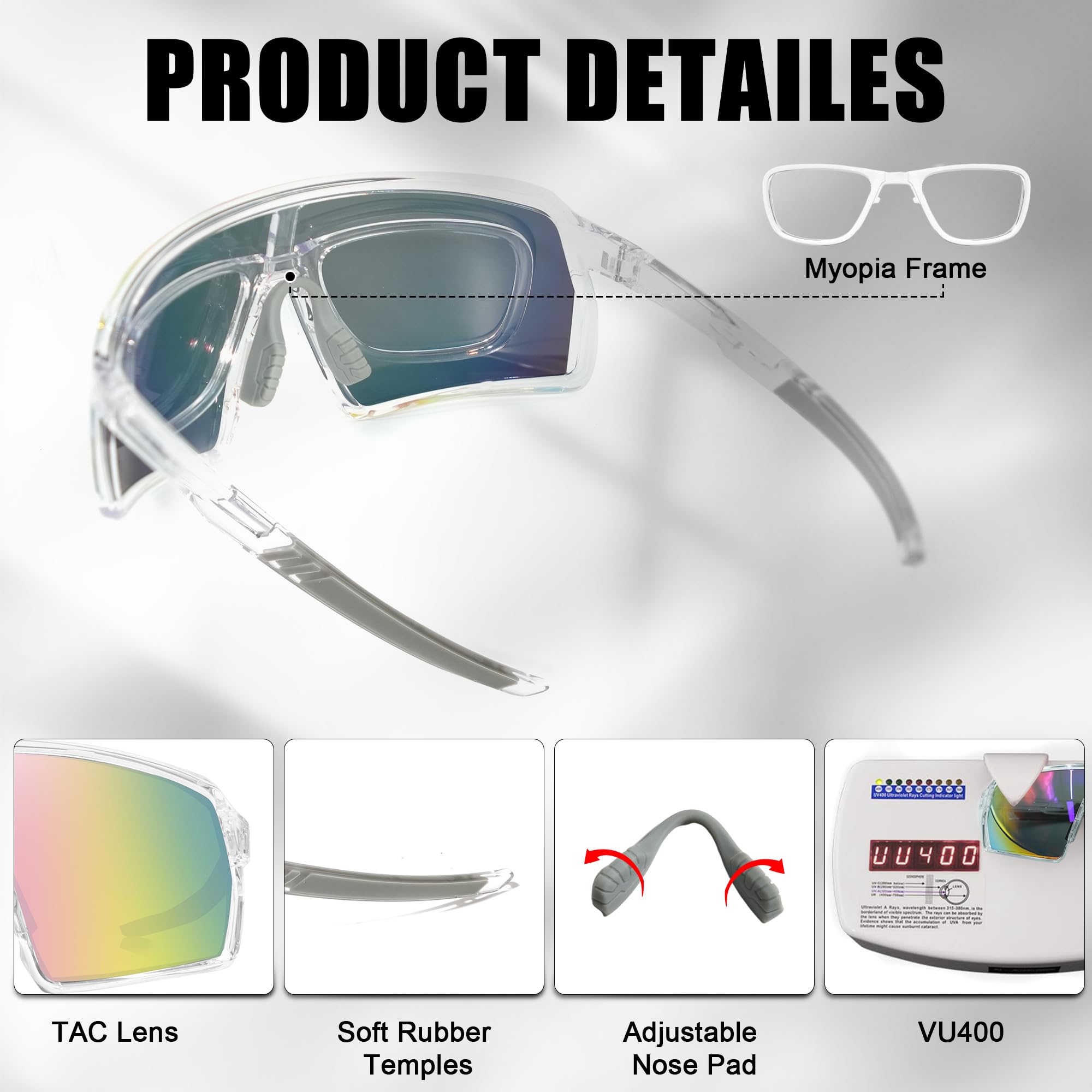 Polaryzacyjne sportowe okulary przeciwsłoneczne ochrona przed promieniowaniem UV wentylacja design sporty na świeżym powietrzu bieganie jazda na rowerze okulary baseballowe dla mężczyzn kobiet