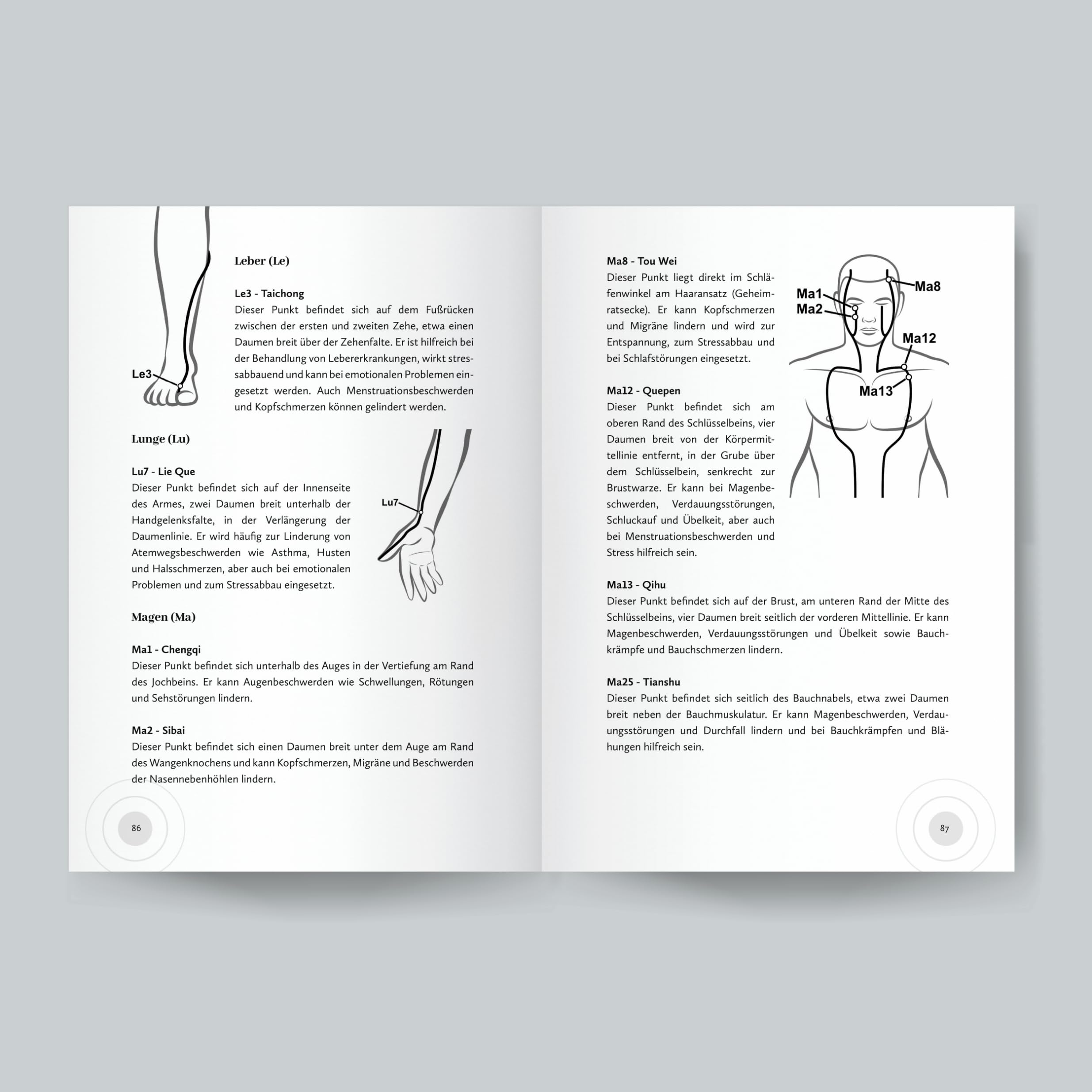 Das Handbuch der Akupressur-Punkte: Die 55 wirksamsten Punkte zur Anwendung bei den häufigsten körperlichen und psychischen Beschwerden