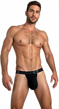 Wildmant Cotton Big Boy Jockstrap Black