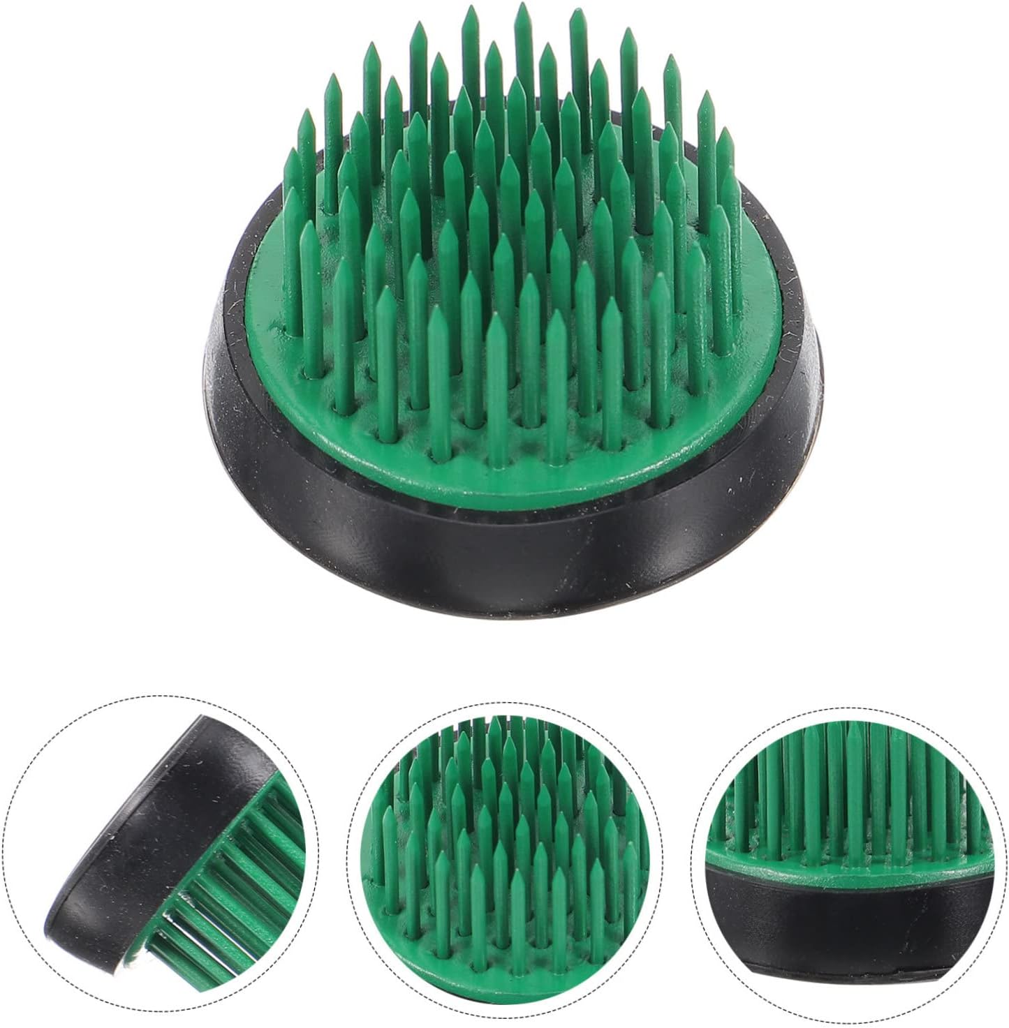 ARTIBETTER 70g Round Floral Pin Frog Sturdy Flower Arranger Tool for Floral Arrangements Japanese Design for Craft Projects Weight and Pin Holder for Secure Flower Fixation
