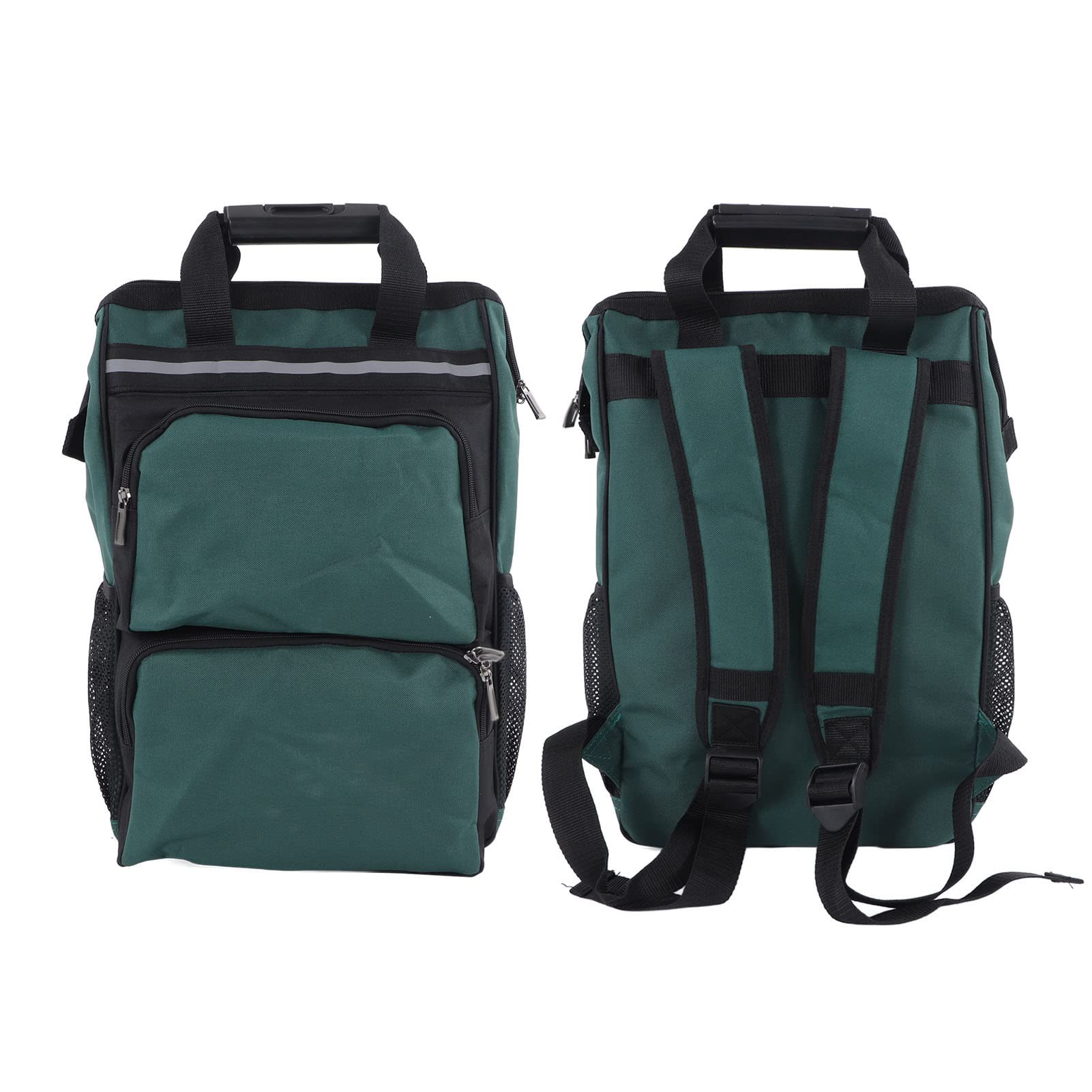 Cocoarm Cocoarm Plecak na Narzędzia z Tkaniny Oxford z Wyściełanymi Paskami, Wielokomorowy o Dużej Pojemności dla Elektryków (48 cm / 18,9 cala wysokości) (48 cm / 18,9 cala wysokości)