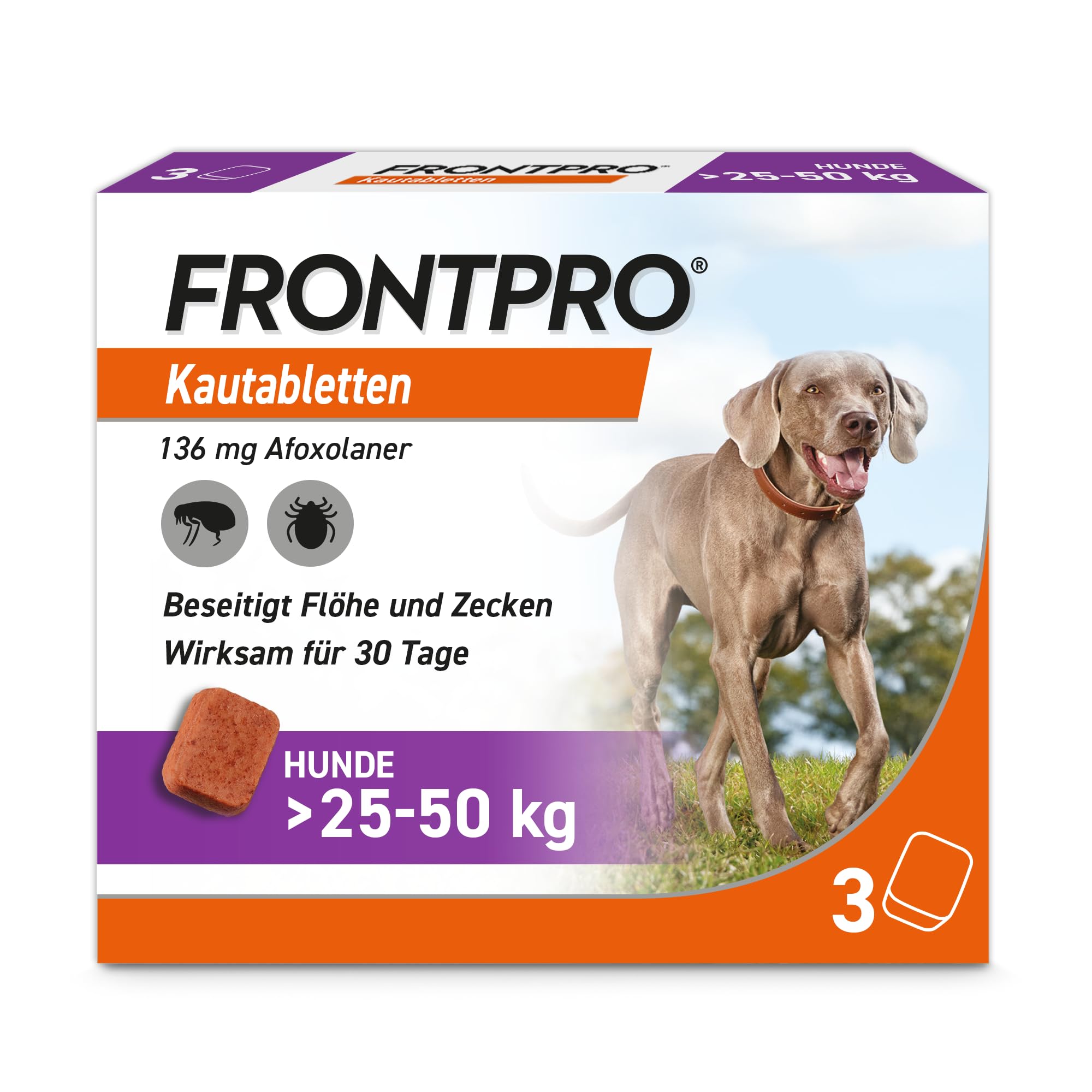 Frontline Frontpro Kauwtabletten-XL 3 TBL