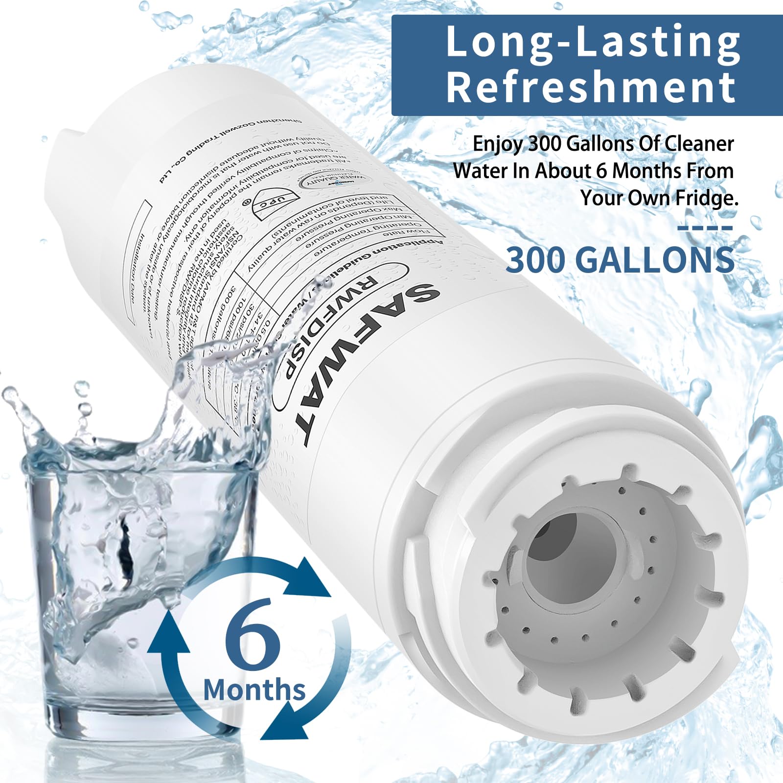 Amazon.com: SAFWAT RWFDISP Viking Water Filter (2 Pack) : Appliances