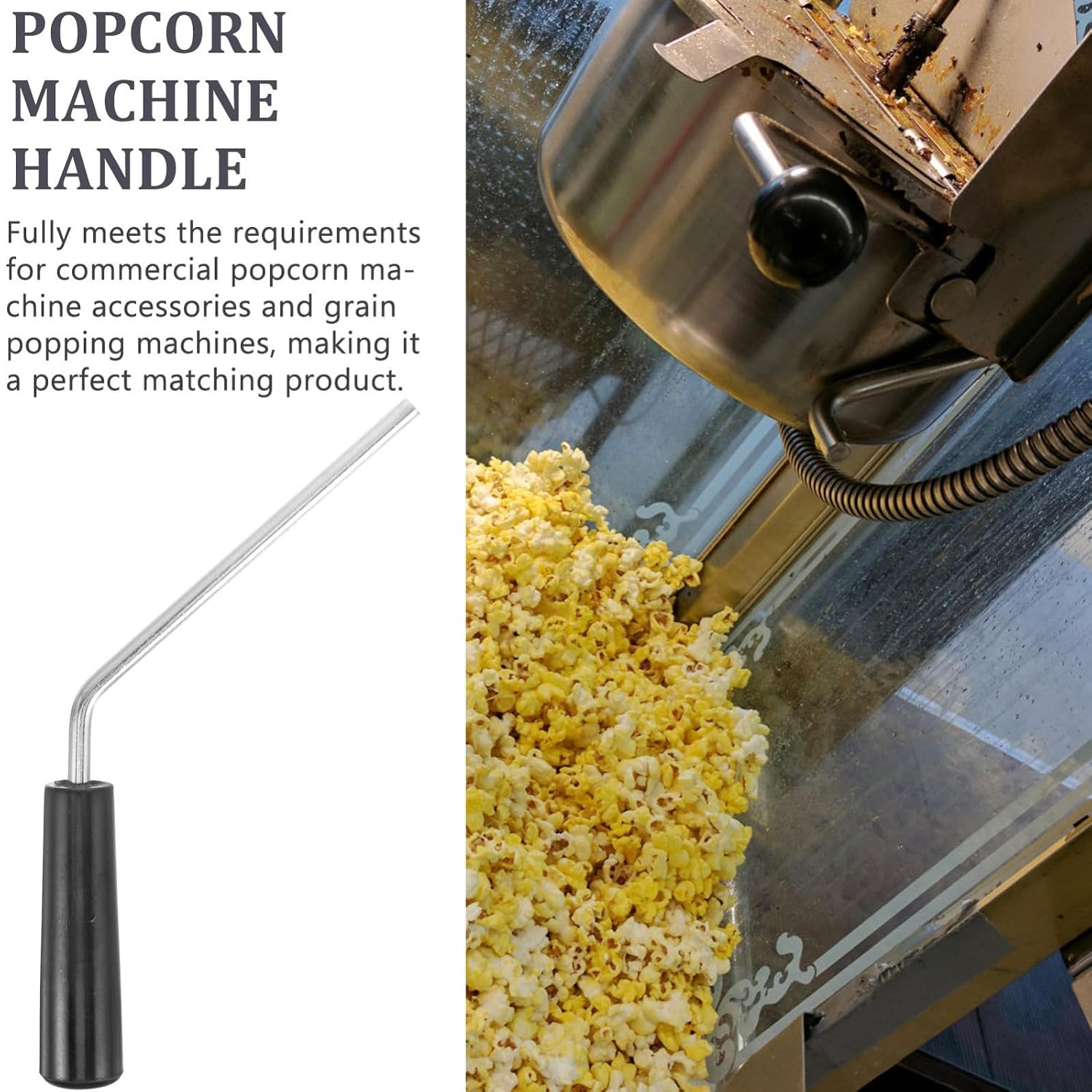 Replacement Inner Handle Knob Popcorn Maker Pot for Commercial image 5