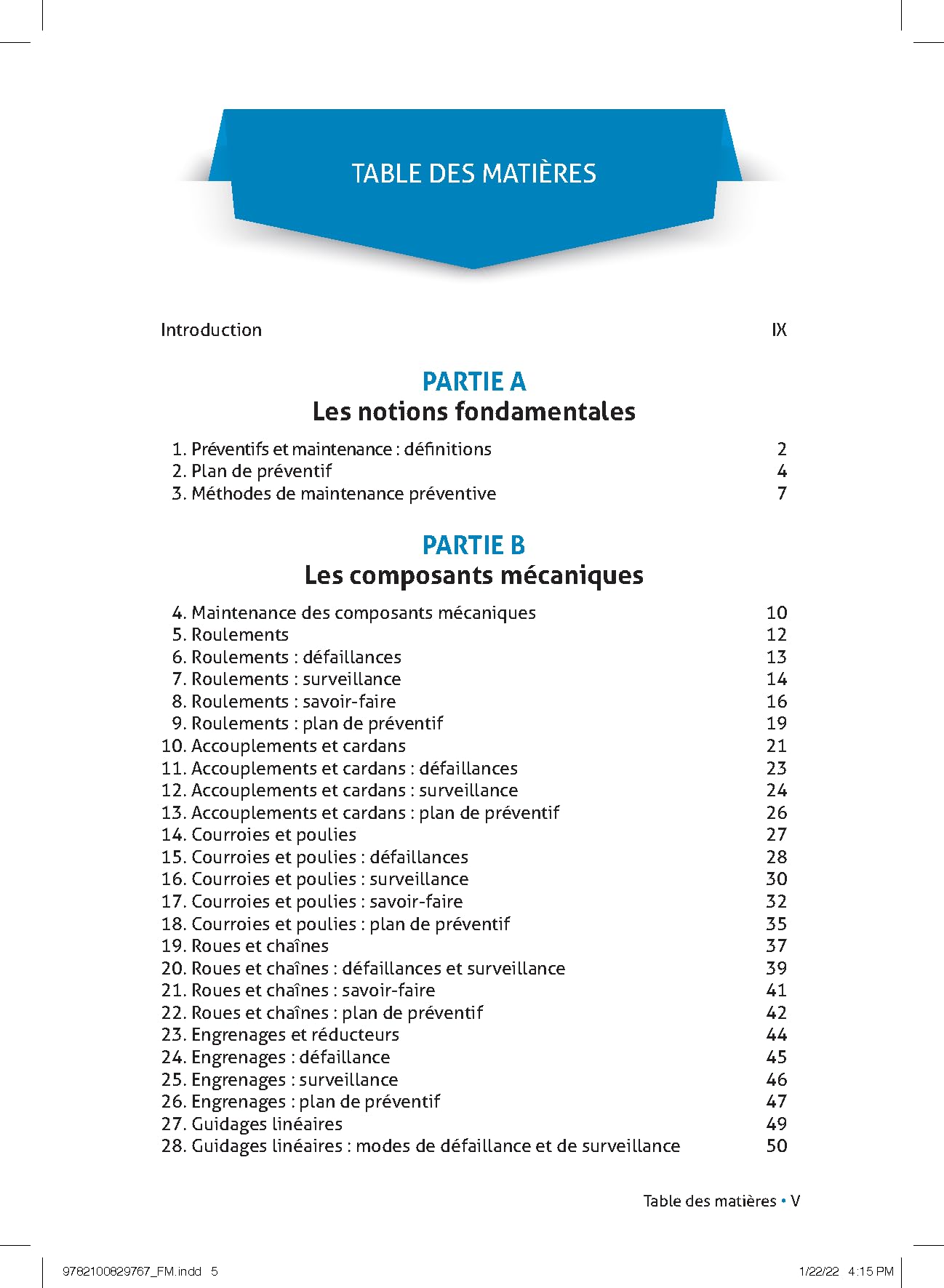 100 fiches pratiques de maintenance préventive: Composants industriels courants, plans de préventif
