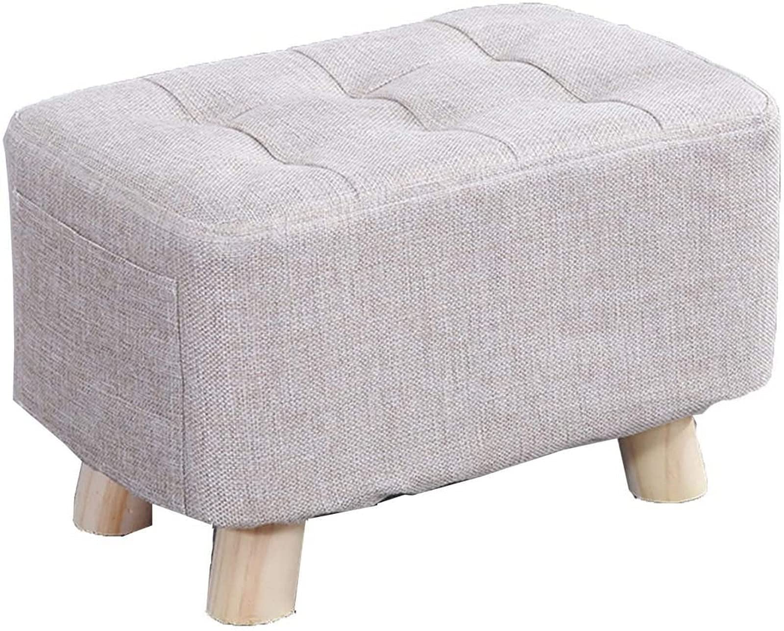 Banc de rangement pour chaussures et petit repose-pieds de salon