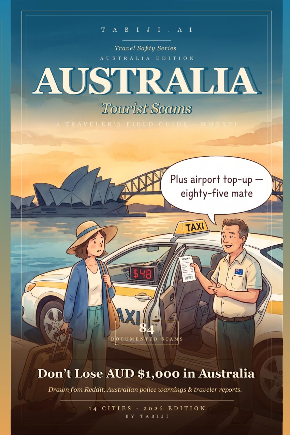 Australia Tourist Scams 2026: 84 Real Scams Across Sydney, Melbourne & 12 More Cities — Drawn from Reddit, Australian Police Warnings & TripAdvisor Incident Reports