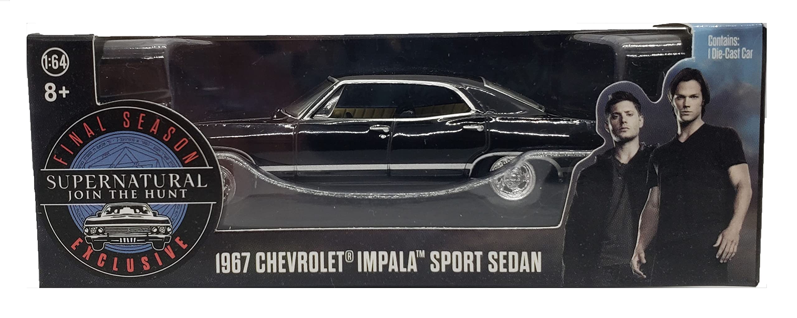 Greenlight Hollywood 44692-W Supernatural 1967 Impala Sedan 1:64