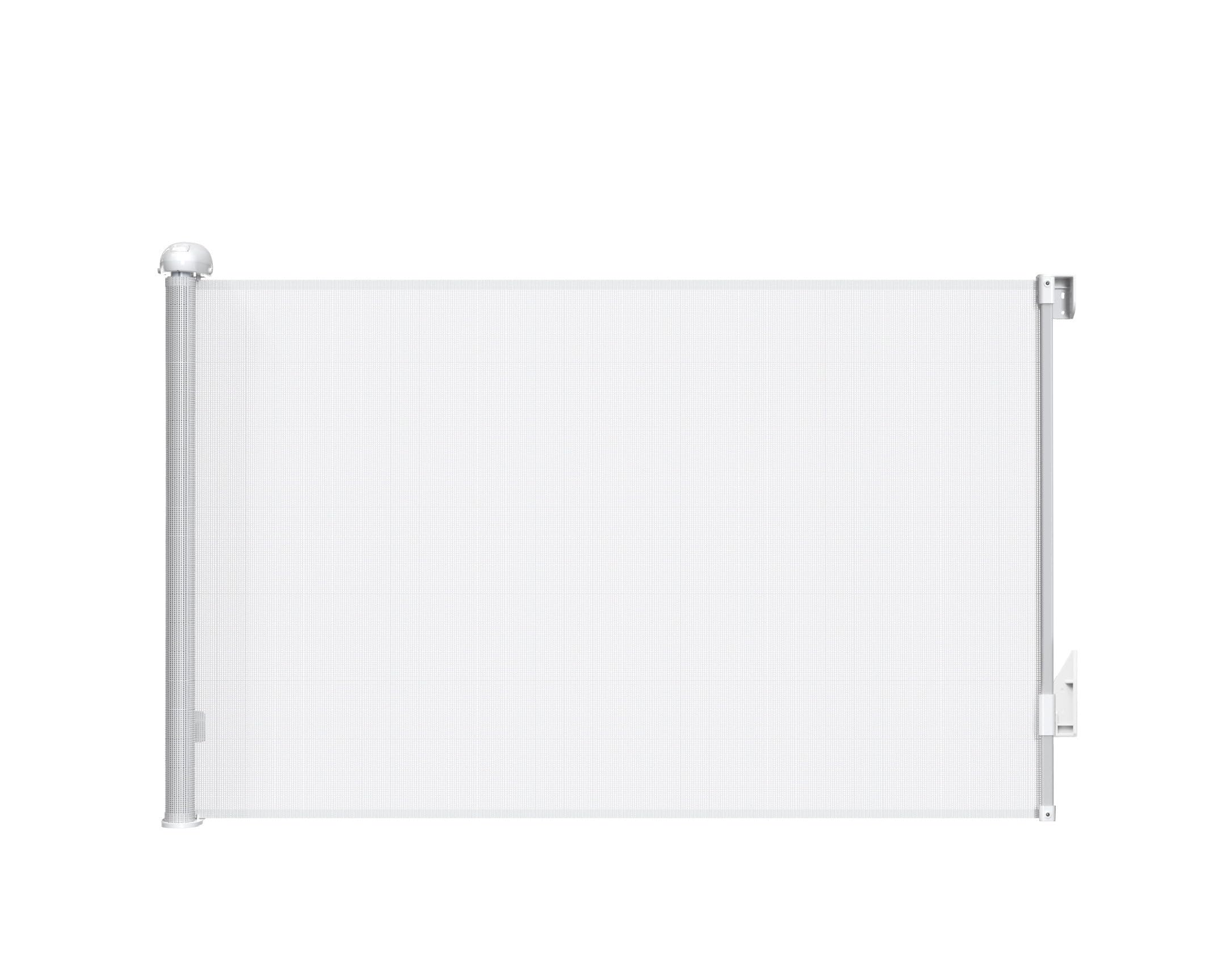 WEBABY - Barrière de sécurité bébé sur Enrouleur KLIP - Blanc 130 cm - dès 24 Mois
