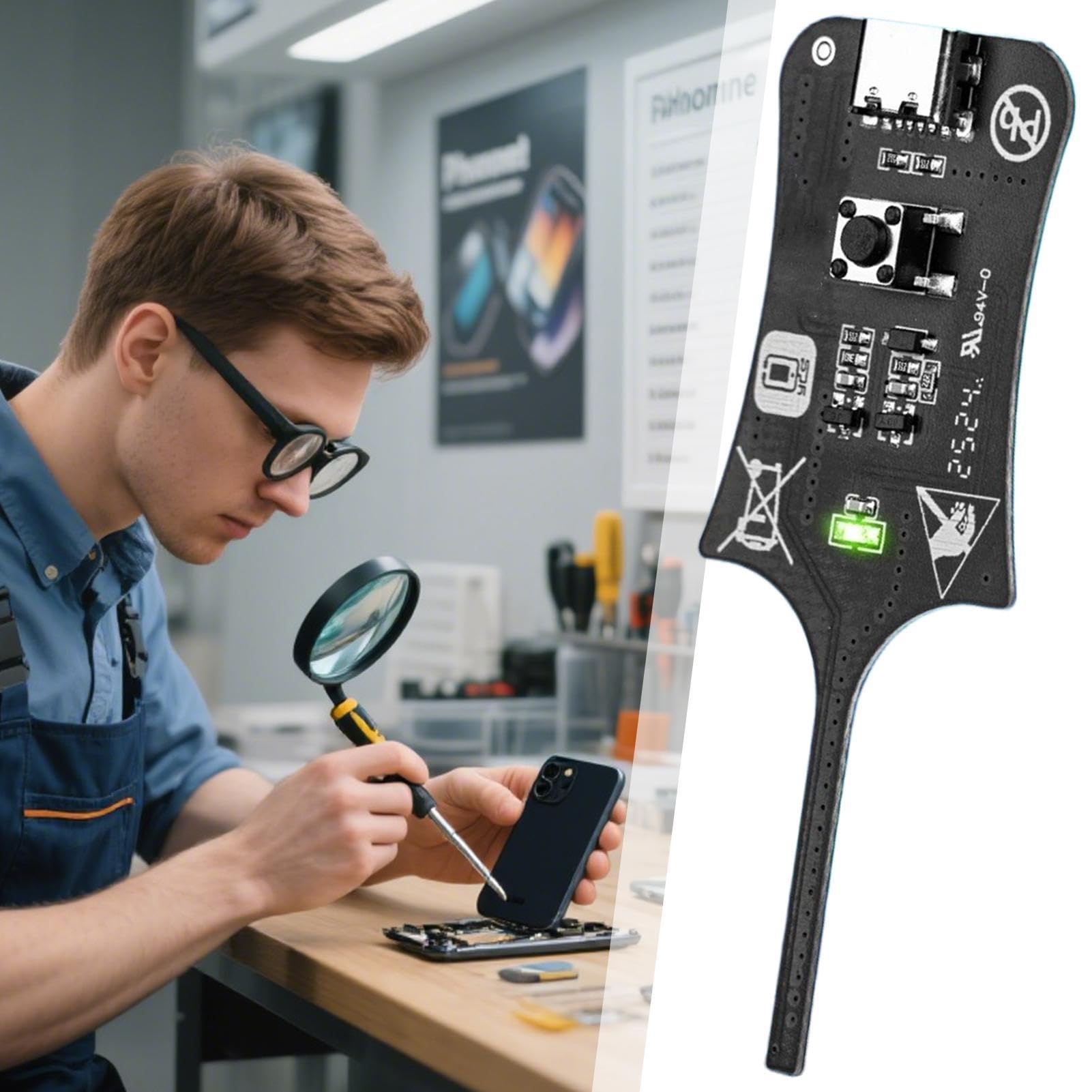 Tester Per Scheda Madre Tester Di Induttanza Per Circuiti Di Induttanza Pcb Uso Professionale, Dimensioni Compatte, Portatile, Risultati Accurati, Manutenzione