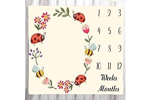 Ladybug Baby Blanket: Keeping Infants Cozy and Capturing Growth Memories