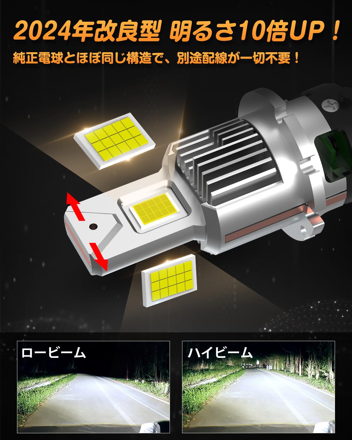 D4S D4R ポン付け可能 M30 ヘッドライト D4C 兼用 最新爆光LED D4S D4R ポン付け可能 M30 ヘッドライト D4C 兼用 最新爆光LED