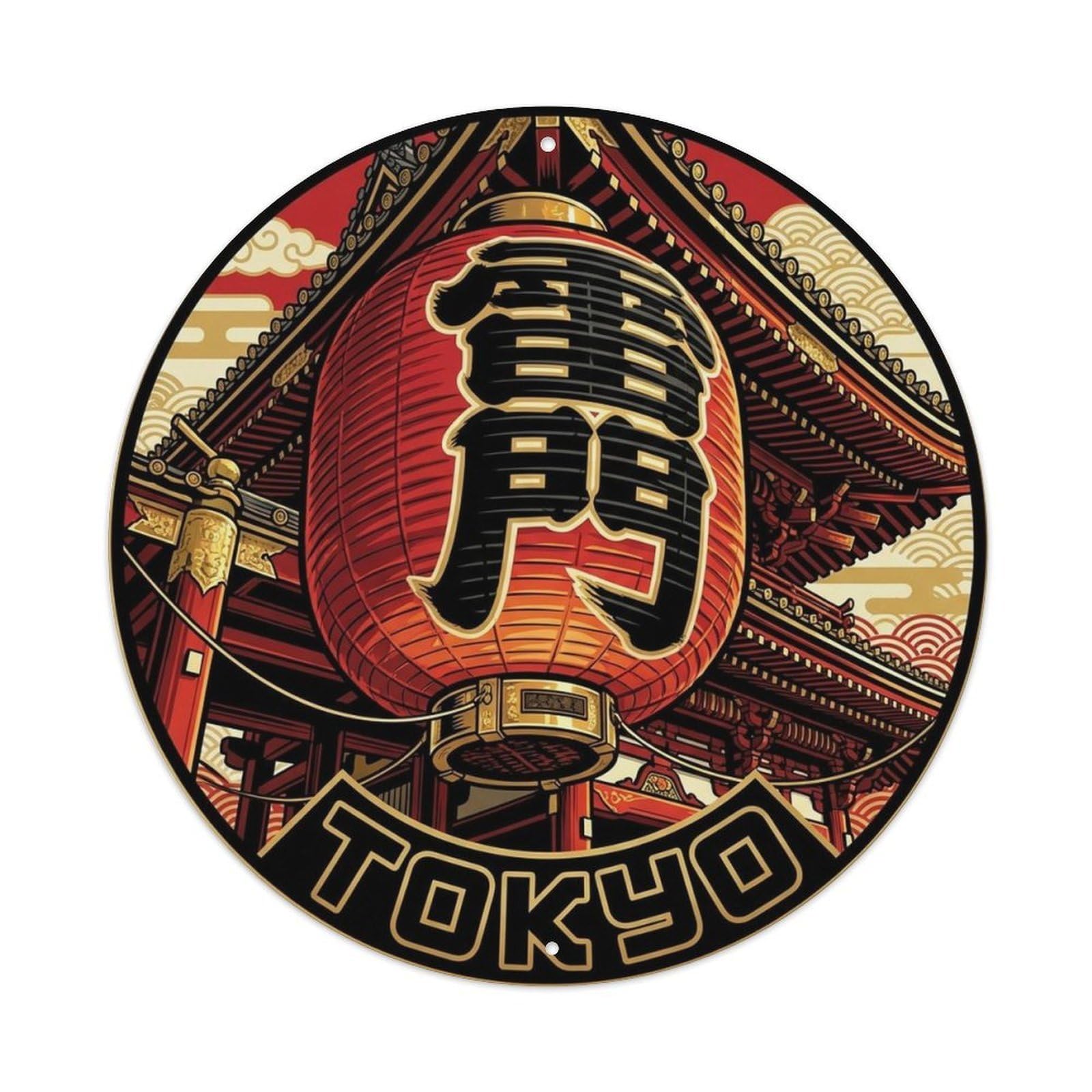 Tokyo Japan Festival Travel Urban Heritage Journey Metal Tin Sign