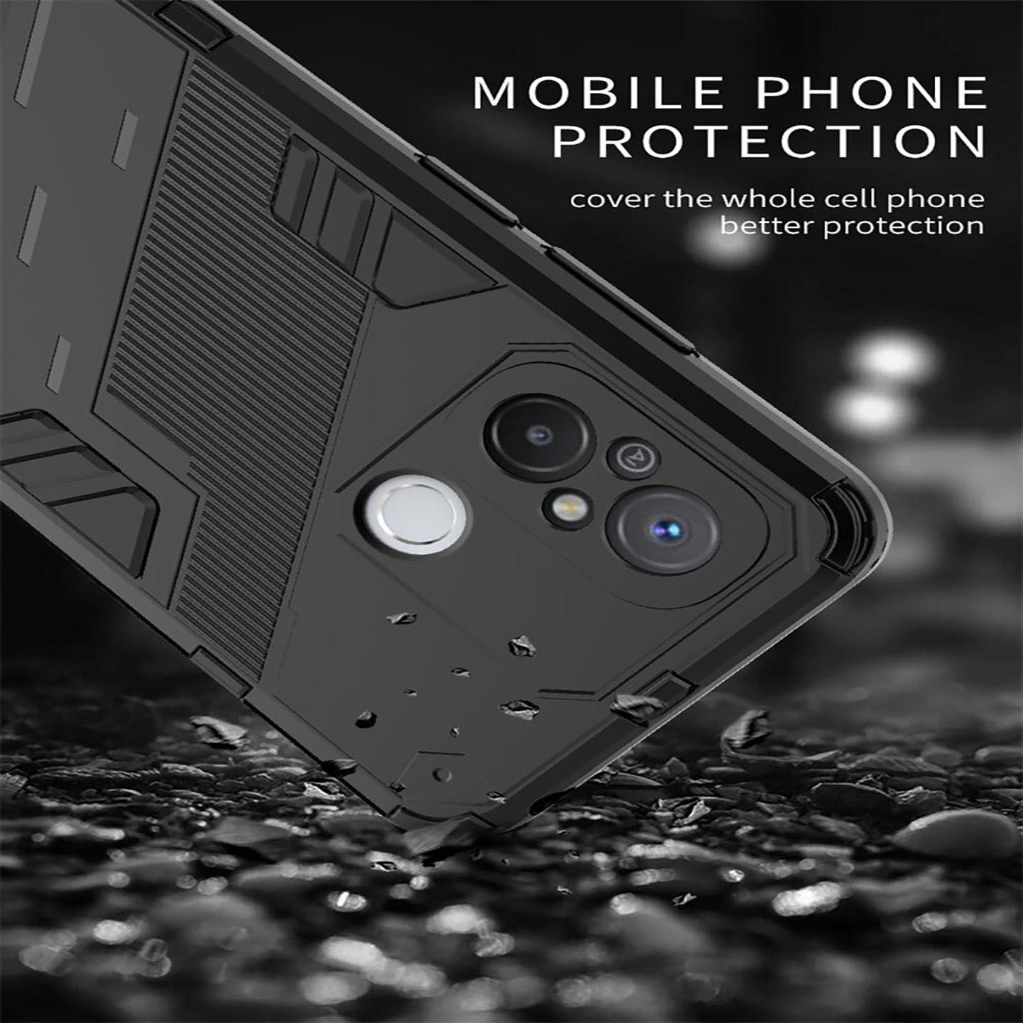 BORYA Coque Pour Xiaomi Redmi 12C/Xiaomi Redmi 11A, Premium Antichoc