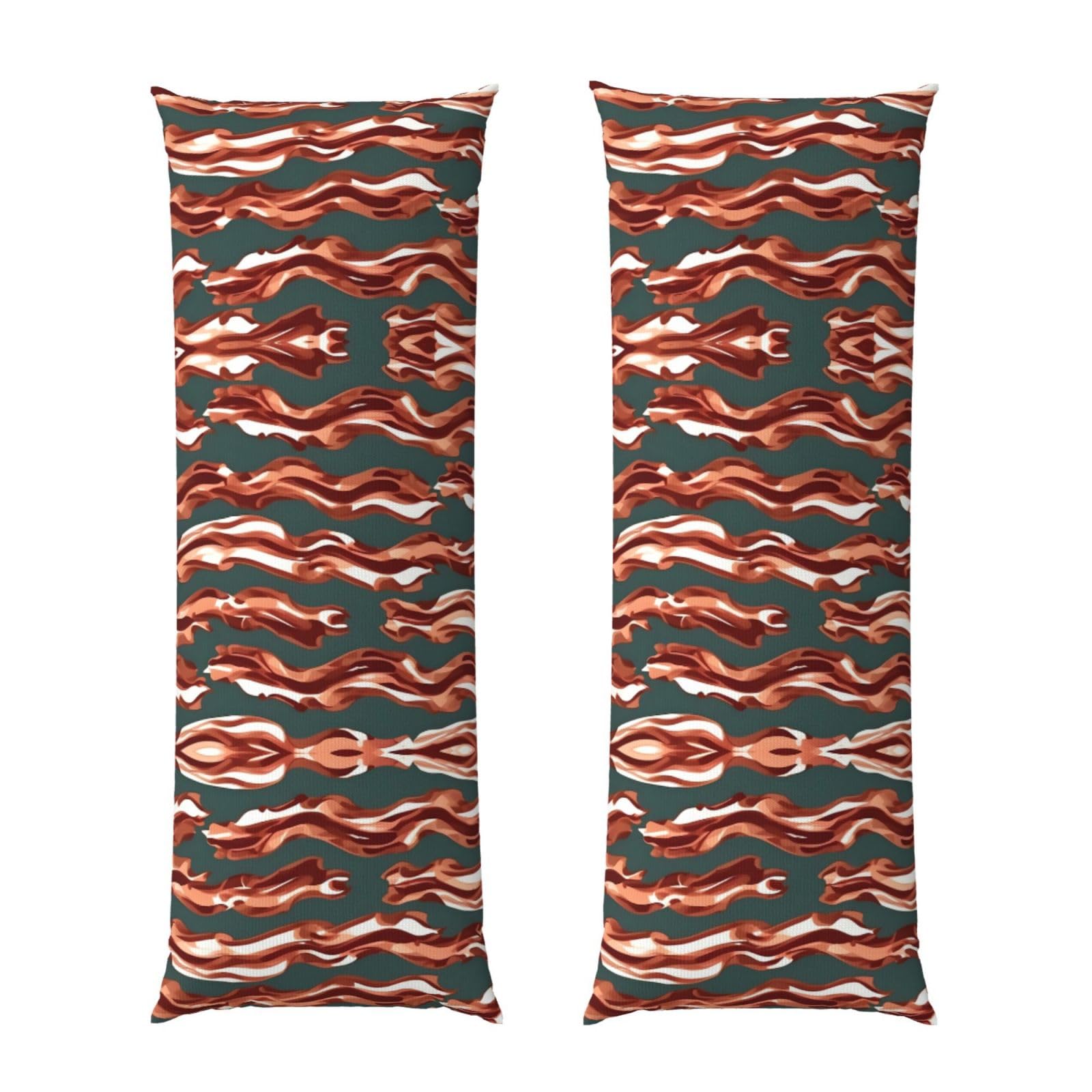 Housse de coussin de corps au motif bacon pour des nuits cocooning douces et esthétiques