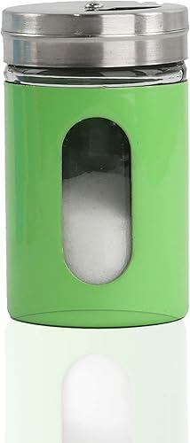 Salt Pepper Shaker Retro Single Spice Jar Glass - Plata