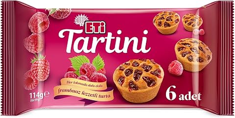 Eti Tartini Frambuazlı Turta 114 g Tekli Paket