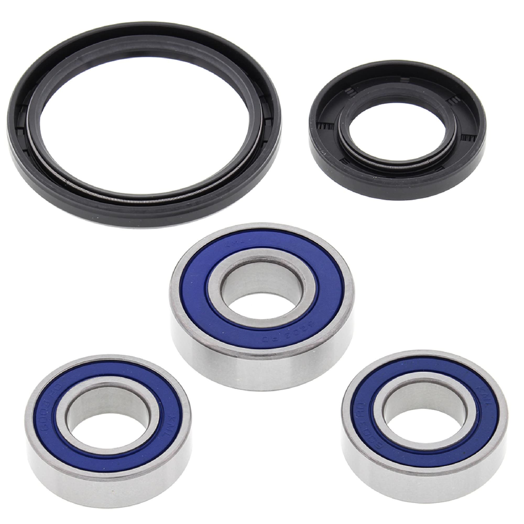 All Balls Racing Front Wheel Bearing Kit 25-1064 Compatible with/Replacement for Yamaha YFM200 Moto-4 1985-1989, YFM225 Moto-4 1986-1988, YFM350ER Moto-4 1987-1988