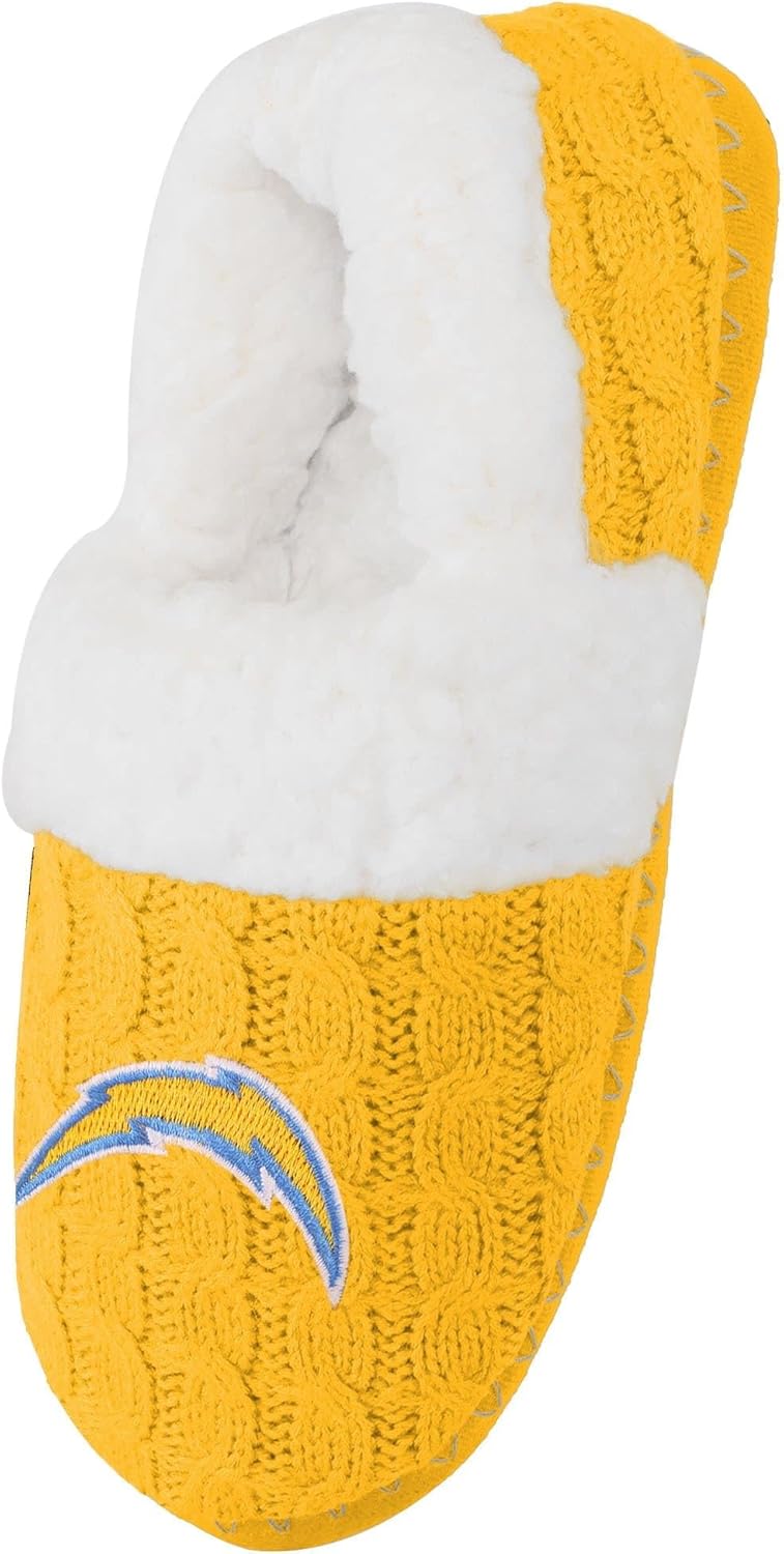 FOCO Womens NFL Team Color Moccasin Slippers - Image 2