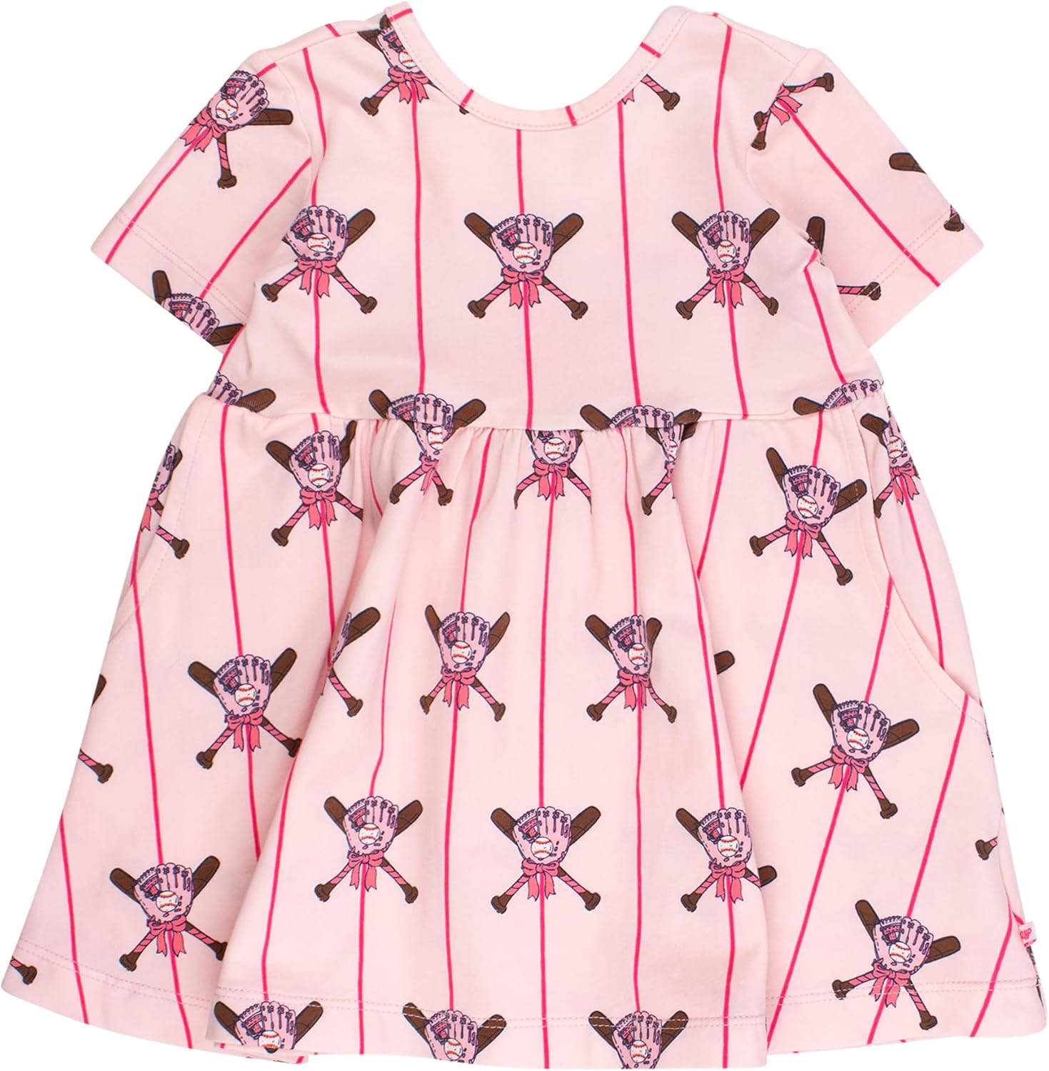 RuffleButts® Baby/Toddler Girls Knit Twirl Dress