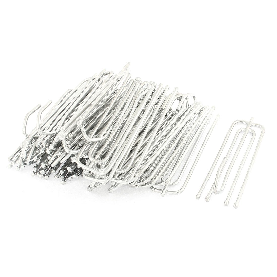 Uxcell Silver Sourcingmap Home 7Cm Length Pleat Prong Curtain Hooks Tone 30Pcs