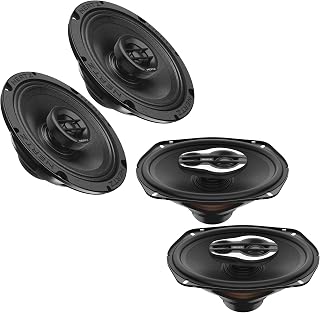 1 Pair SX 165 NEO SPL Show Series 6.5" Coaxial and 1 Pair SX 690 NEO SPL Show Series 6x9 3-Way Speakers