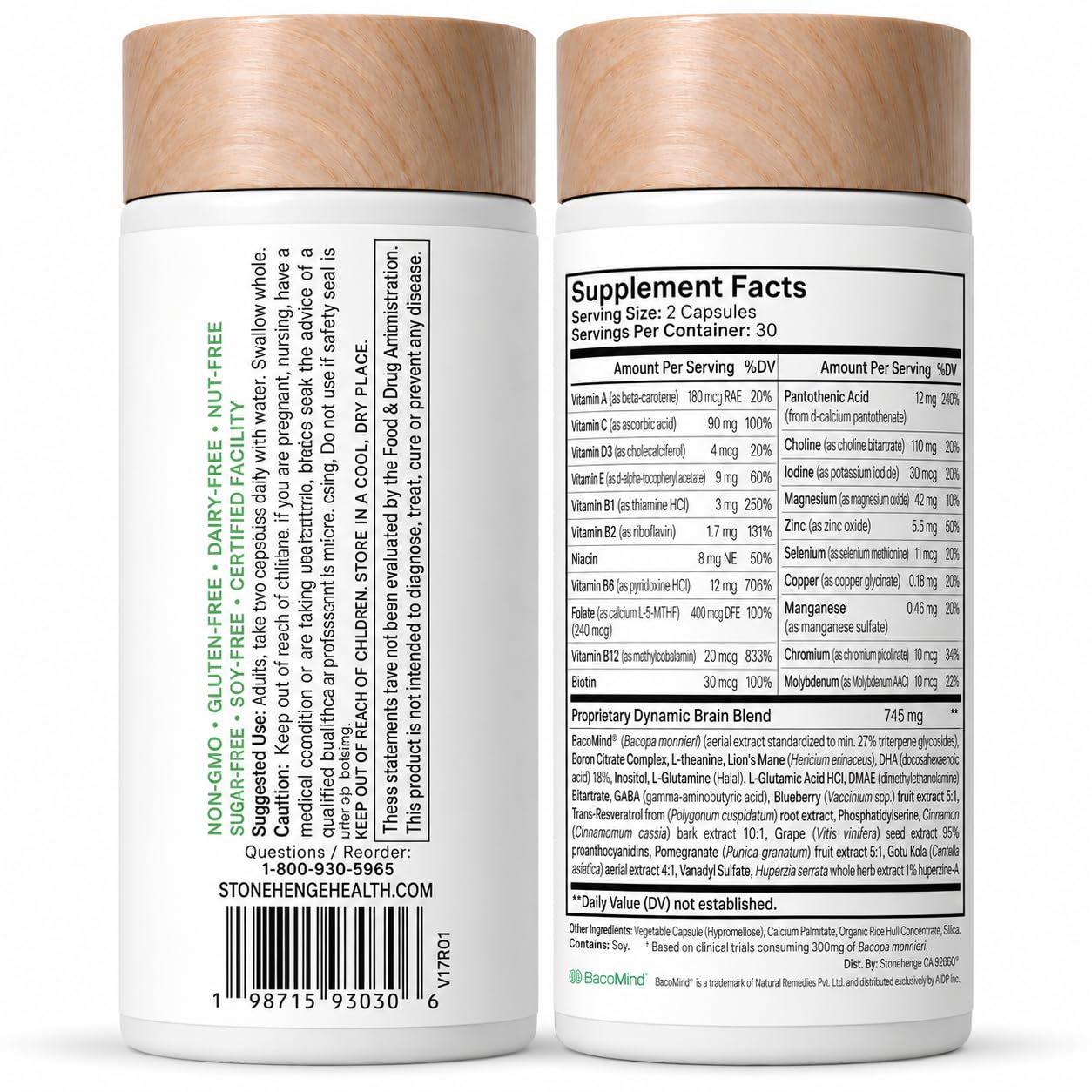 Stonehenge Health Dynamic Brain | Bacopa Supplement for Memory and Focus — Amazon image 2
