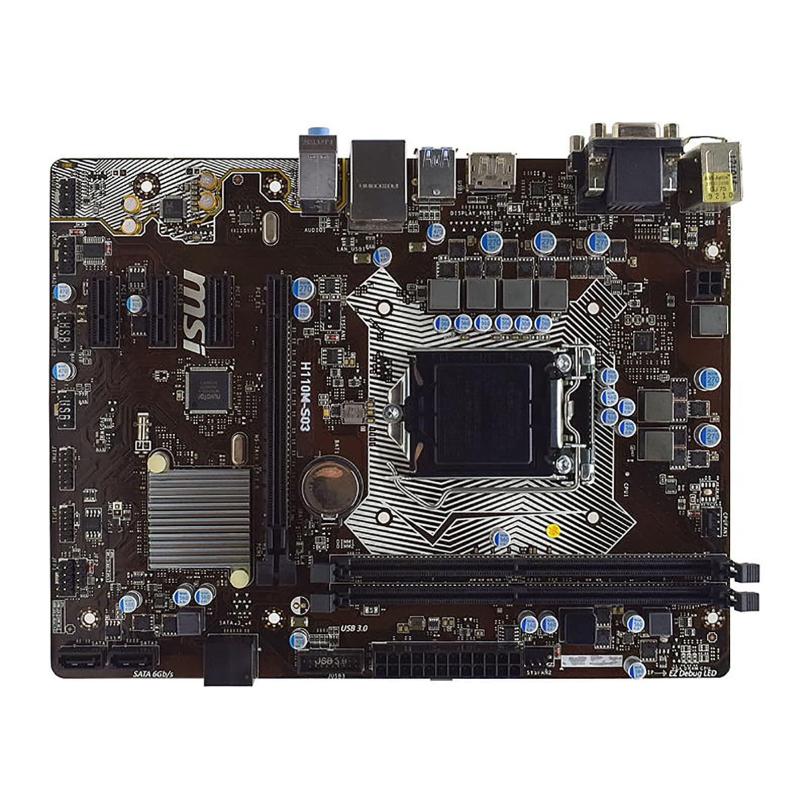 MSI マザーボードH110M-S03 CPU付き i7-6700