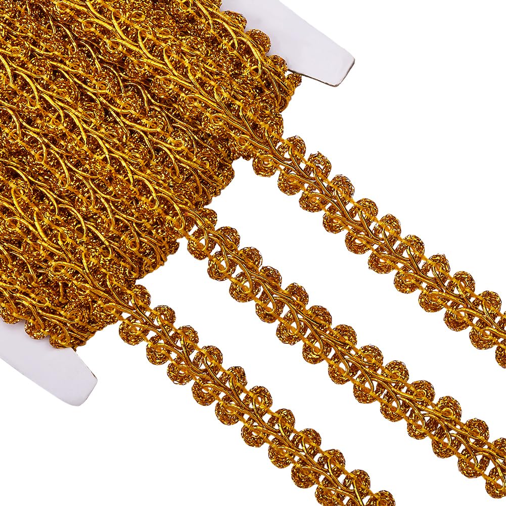 Ruban Galon Gimp Polyester 12mm X 25 Yards Violet Foncé - Pour Couture, Décoration Intérieure Et Cosplay