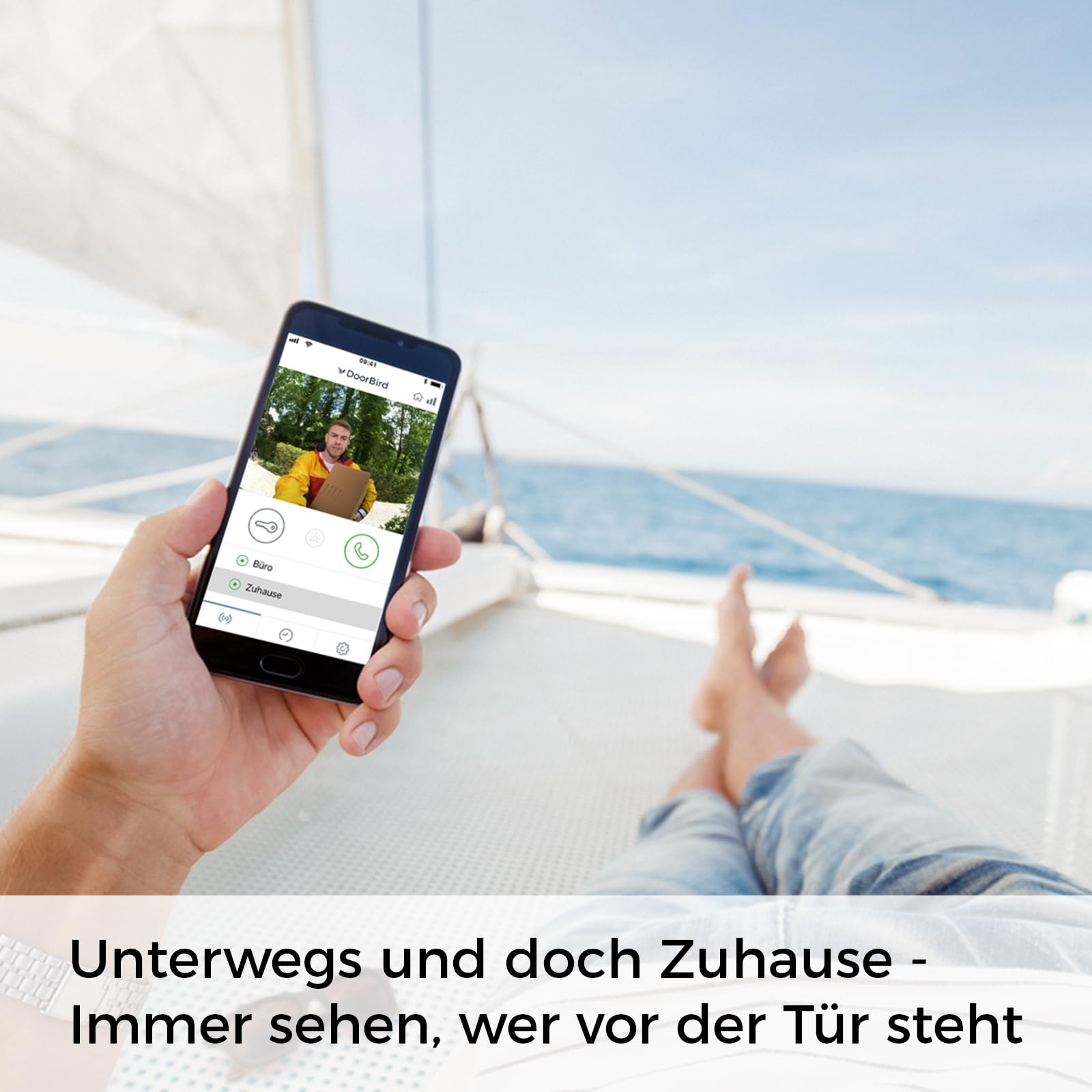 DoorBird D1101V Unterputz IP Video Türstation | Video-Türsprechanlage mit 1 Ruftaste, WLAN, Bluetooth, HD-Video, Bewegungssensor, in Edelstahl V2A