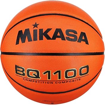 Mikasa BQ1100 Competition Basketball (Official Size), orange
