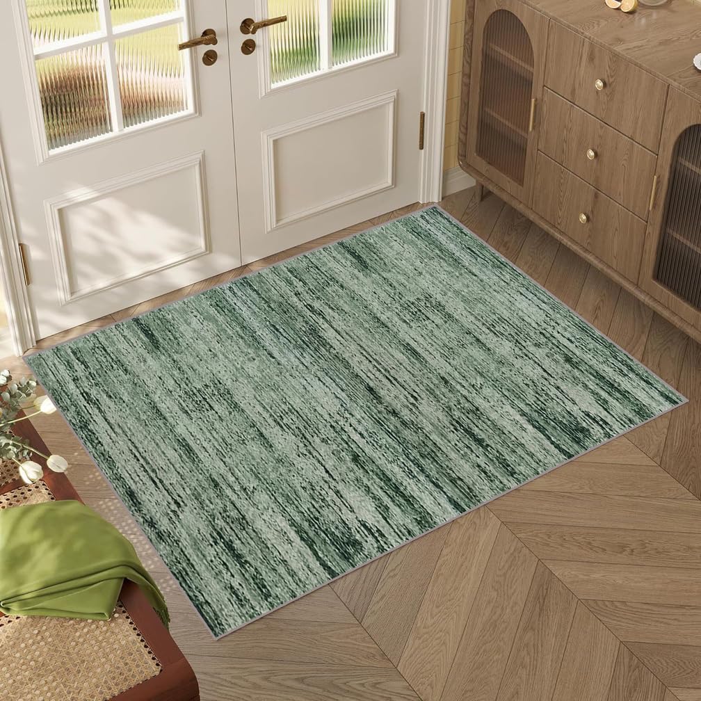 Tappeto Runner Lungo Per Corridoio 50x300cm Verde Antiscivolo Lavabile Passatoia Cucina Tappeti Moderno Soggiorno Salotto Camera Da Letto Scendiletto Lavanderia Ingresso Interno Pelo Corto
