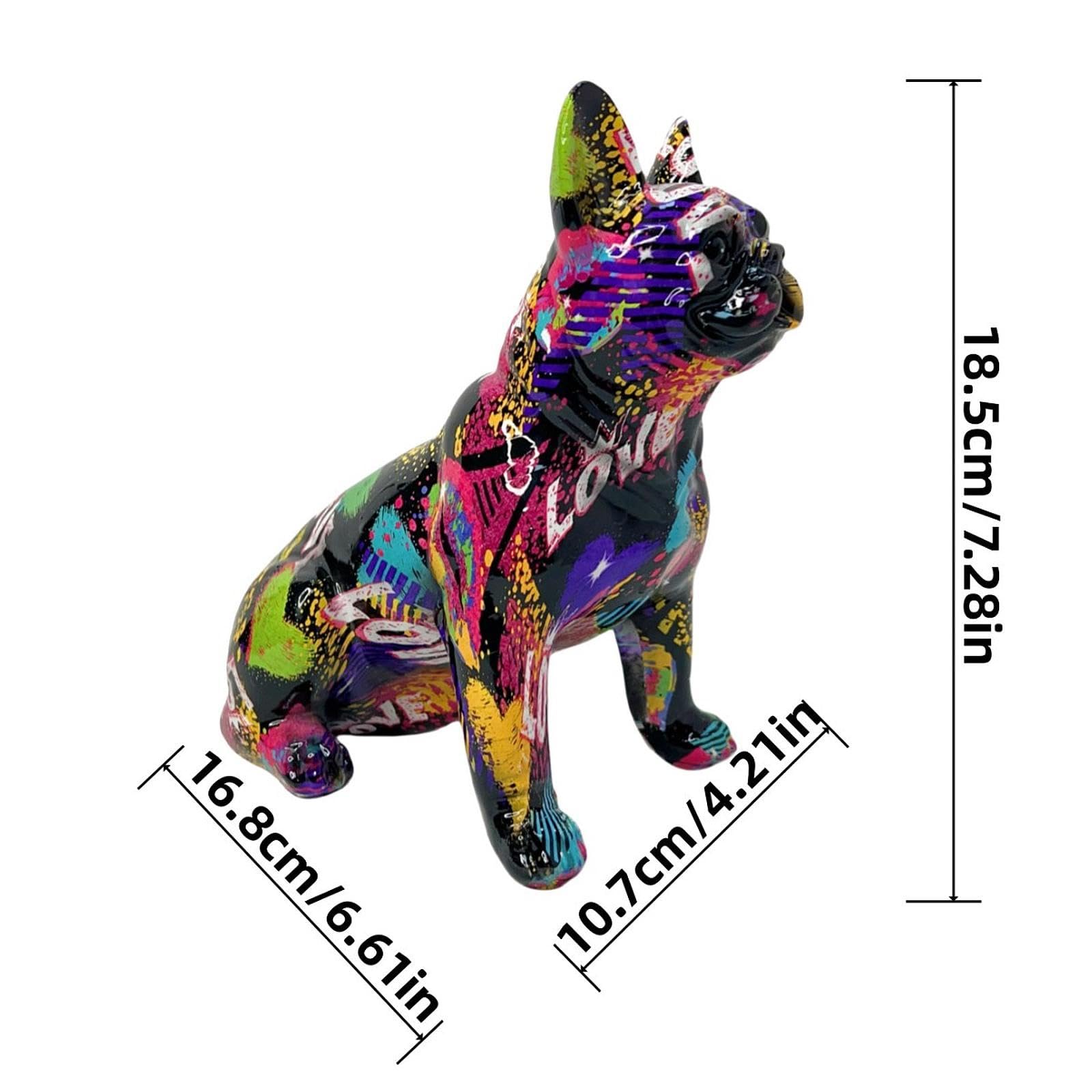 Amazon.co.jp: フレンチ ブルドッグ像アート置物装飾新築祝い本棚
