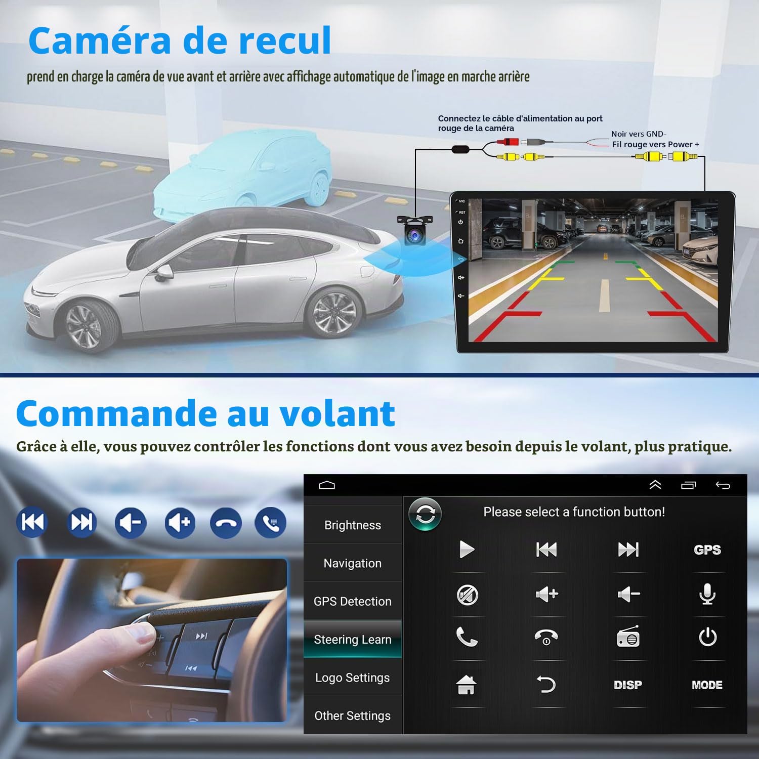 Autoradio 2 DIN Android 13 pour Mercedes-Benz Classe A/B W169 W245/Vito Viano W639/Sprinter W906,9 Pouces Écran Tactile 2+32G,Support CarPlay & Android Auto,Bluetooth GPS WiFi,Poste Radio Voiture