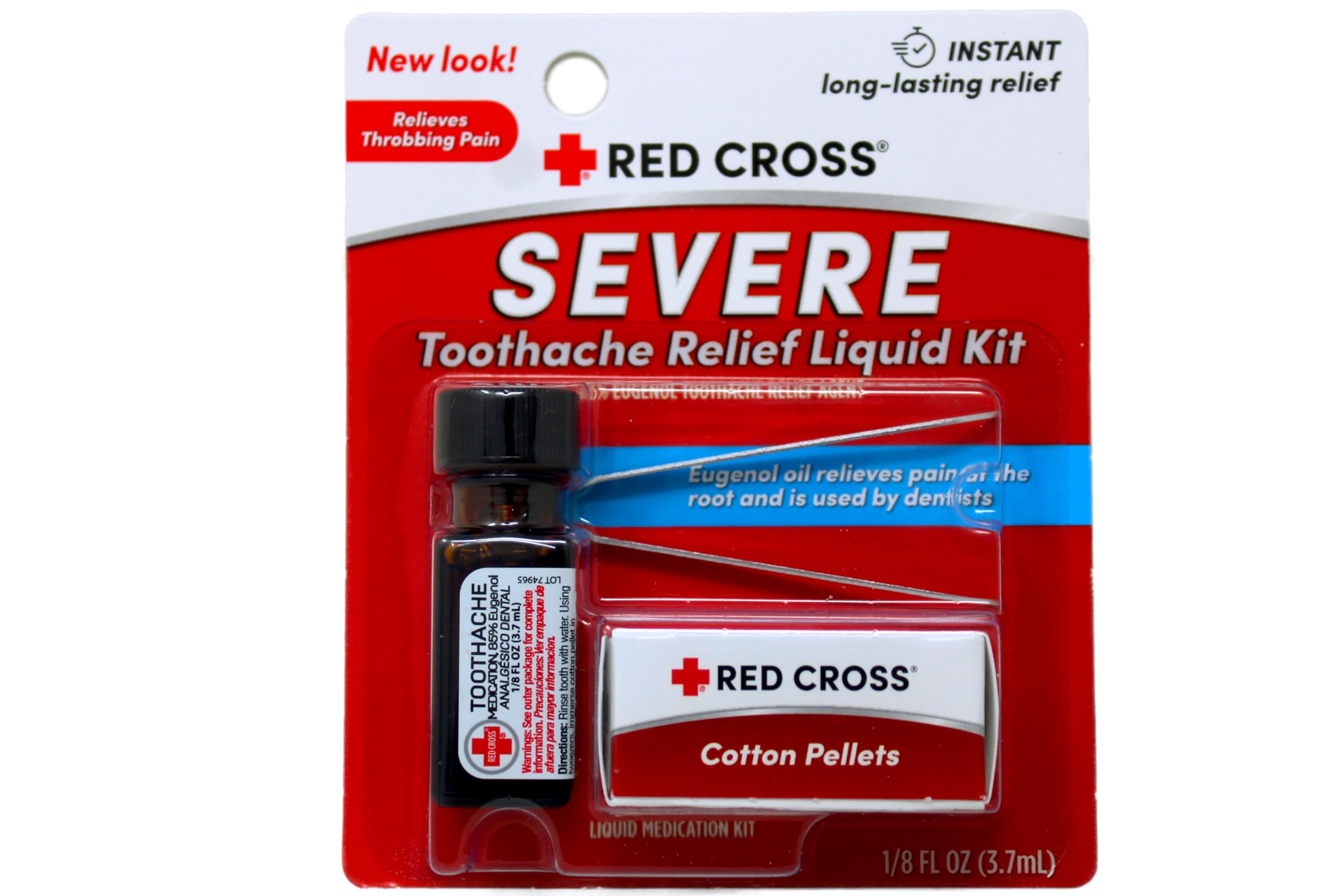 Red Cross Complete Medication Kit for Tooth Pain, 0.125 oz