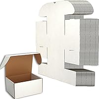 Vista 14 de Cajas de envío negras para pequeñas empresas, paquete de 20 cajas de cartón corrugado de 12 x 8 x 3 pulgadas para envío, embalaje, regalos