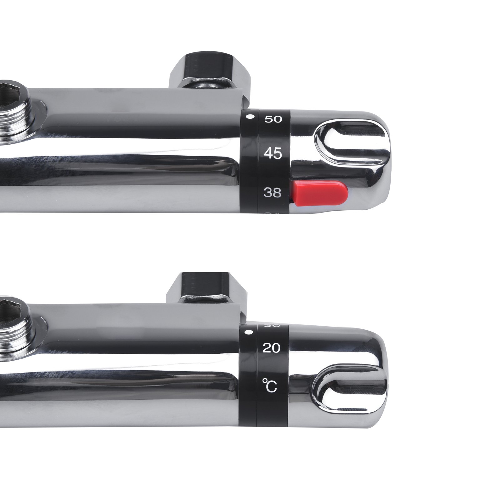 Vinteky® 1/2 Mezclador termostático de pared para grifo de ducha monomando de alta gama