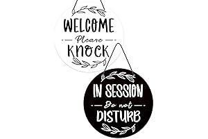 Meeting in Progress Sign: An Oasis of Focused Therapy Sessions