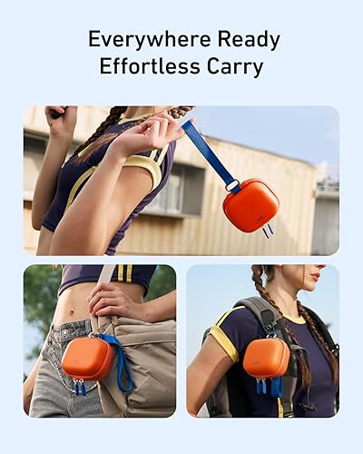 Miniatura 5 de TELESIN DisAdv Mini estuche portátil para cámaras GoPro HEROAce ProDJI OSMO360, funda rígida impermeable de almacenamiento de viaje para cámaras de