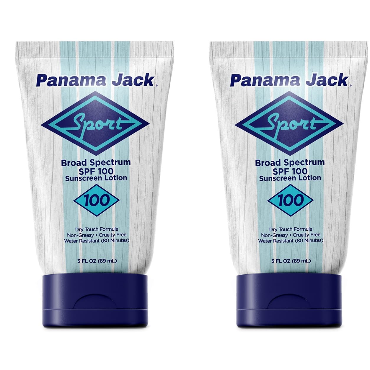 Panama Jack Sport Sunscreen Lotion - SPF 100, Broad Spectrum UVA/UVB Protection, Non-Greasy, PABA, Paraben, Gluten & Cruelty Free, 3 FL OZ (Pack of 12)