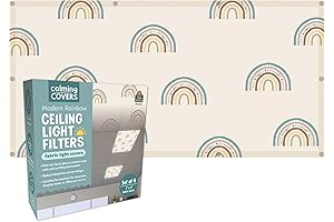Teacher Created Resources Modern Rainbow Calming Covers Ceiling Light Filters