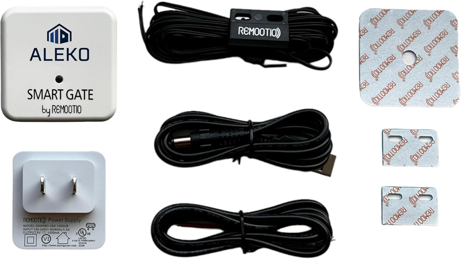 ALEKO Wi-Fi Smart Gate Opener Adapter | Garage Door Opener |WiFi and Bluetooth | iOS and Android App | Compatible: Apple Home (HomeKit), Amazon Alexa, Google Home, SmartThings, Siri Shortcuts