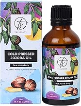 Trulysage Cold Pressed Jojoba Oil For Hair Growth, Skin Moisturizing & Nail Care, Pure & Natural, Hair, Skin, and Nails, No Hexane, Parabens, Fragrance 50 ml X 1, Pack of 1
