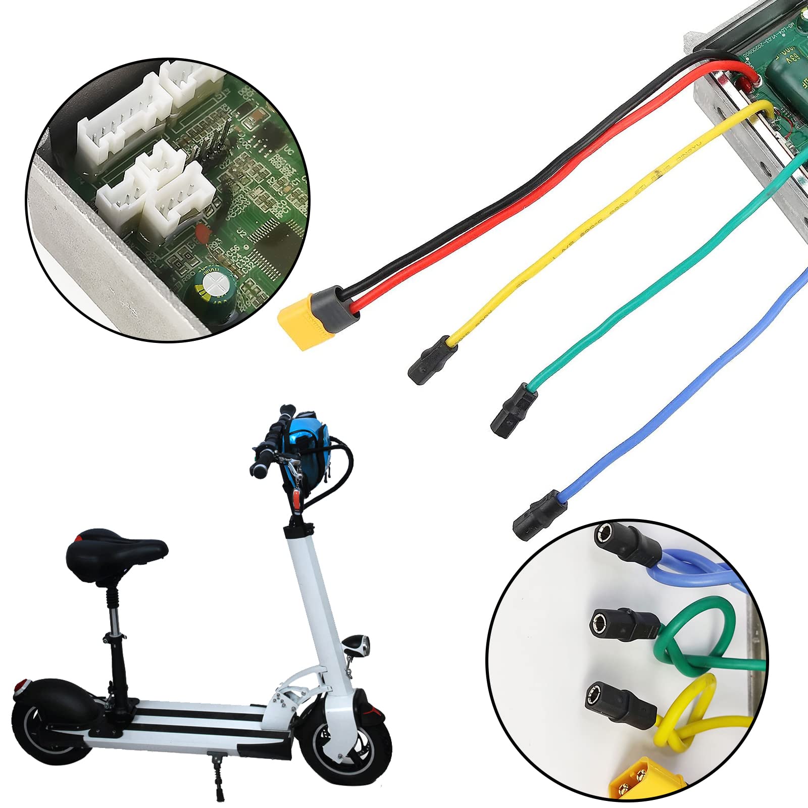 Motore brushless per scooter elettrico, kit di montaggio per la sostituzione delle parti accessorie della scheda controller dello scooter per velocità costante Ninebot Controllo sensibile dei cambi