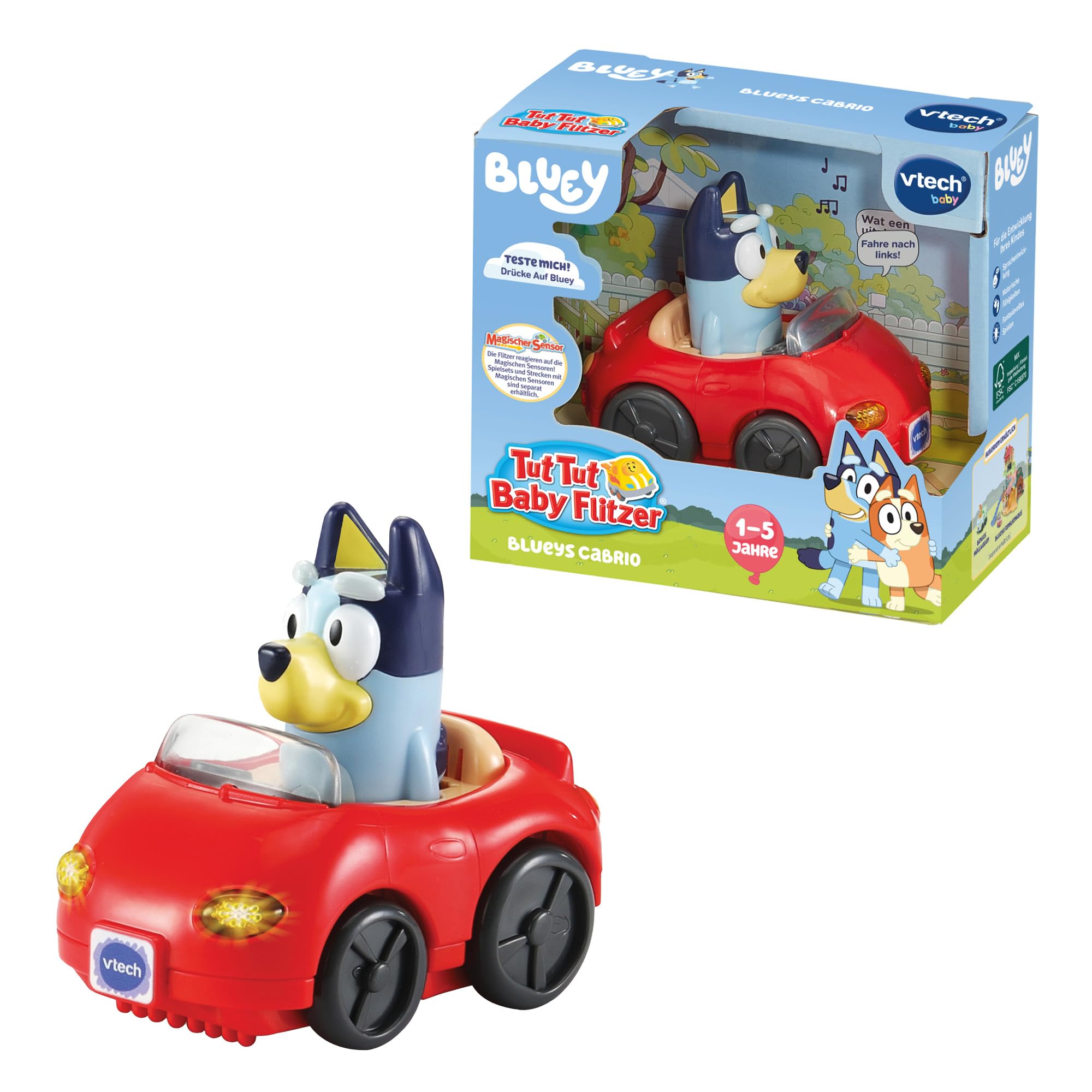 Vtech TUT TUT Baby Flitzer – Blueys Cabrio