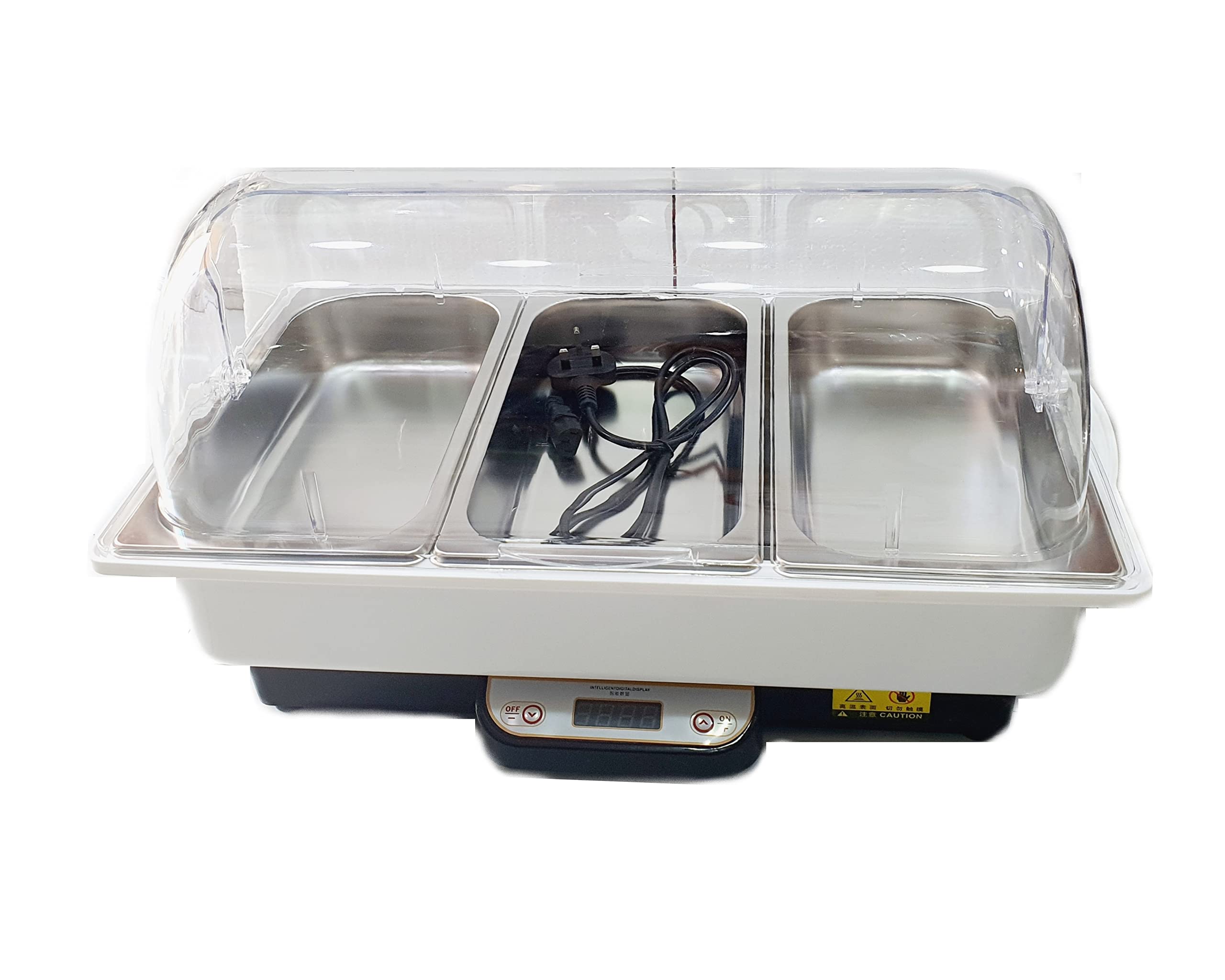 Buy Roll Top Chef Chafing Dish Buffet Set 3 Pan Food Warmer Buffet