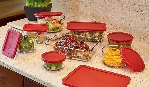 Miniatura 2 de Pyrex - Juego de 3 recipientes rectangulares de vidrio para almacenar alimentos