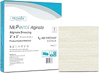Vista 10 de MedVance Apósito estéril de alginato de calcio plateado altamente absorbente, (0.8 x 12 pulgadas), 5 apósitos/caja, paquete de 5